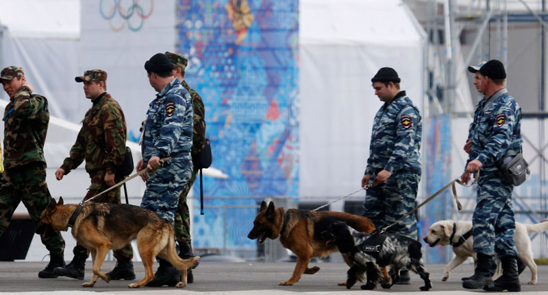 Силовики во время Олимпиады-2014 в Сочи. Фото: REUTERS/Alexander Demianchuk Силовики во время Олимпиады-2014 в Сочи. Фото: REUTERS/Alexander Demianchuk