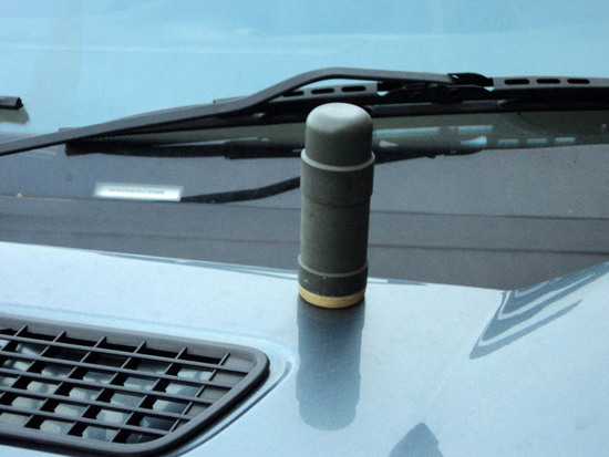 Резиновая пуля. такими пулями полицеские и войска наводили порядок во время беспорядков в Белфасте