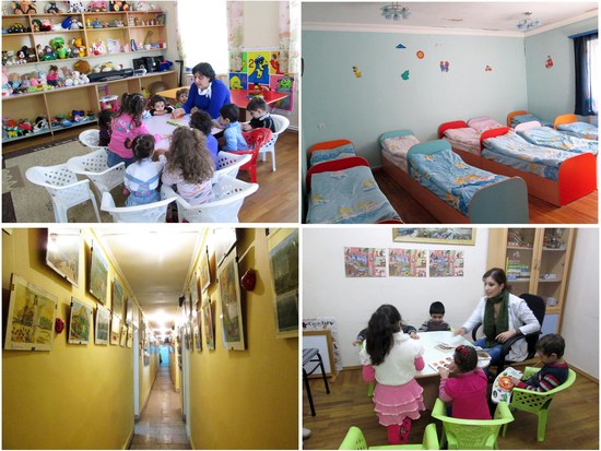 Марина Овсепян, воспитательница (слева вверху) и Ануш Григорян (внизу справа), психолог, групповая психотерапия. Марина Овсепян, воспитательница (слева вверху) и Ануш Григорян (внизу справа), психолог, групповая психотерапия.