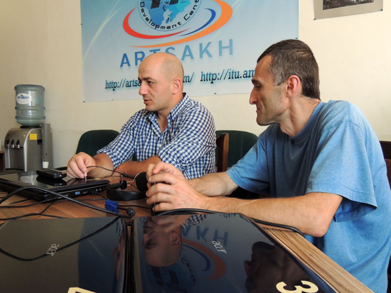 Слева Ваграм Миракян, справа - Владимир Григорян. Слева Ваграм Миракян, справа - Владимир Григорян.