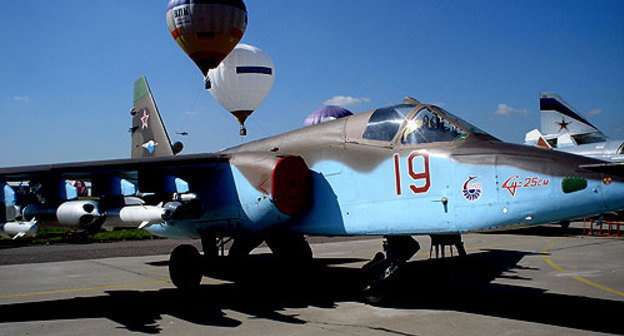 Штурмовой самолет Су-25. Фото "Кавказского Узла"