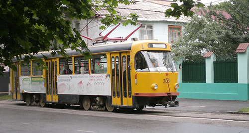 Владикавказский трамвай. Фото: МаратС, https://ru.wikipedia.org/wiki/Владикавказский_трамвай#/media/File:Vladtramv.jpg Владикавказский трамвай. Фото: МаратС, https://ru.wikipedia.org/wiki/Владикавказский_трамвай#/media/File:Vladtramv.jpg