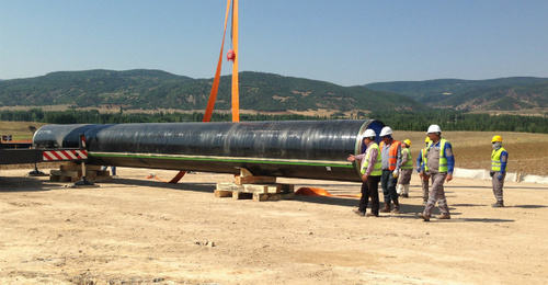 Строительство Трансанатолийского газопровода. Фото: пресс-служба TANAP Строительство Трансанатолийского газопровода. Фото: пресс-служба TANAP