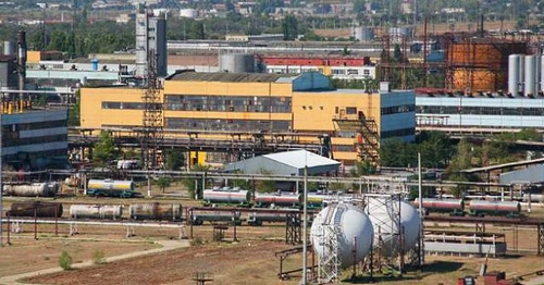 Территория завода "Каустик" в Волгограде. Фото: Rsppvo.ru Территория завода "Каустик" в Волгограде. Фото: Rsppvo.ru