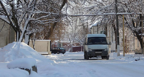 Маршрутное такси в Грозном. Фото Магомеда Магомедова для "Кавказского узла" Маршрутное такси в Грозном. Фото Магомеда Магомедова для "Кавказского узла"