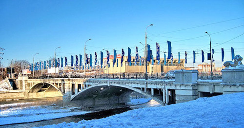 Кировский мост через Терек во Владикавказе. Северная Осетия. Фото: Иосиф Короткий (Iosif Korotkij) Кировский мост через Терек во Владикавказе. Северная Осетия. Фото: Иосиф Короткий (Iosif Korotkij)