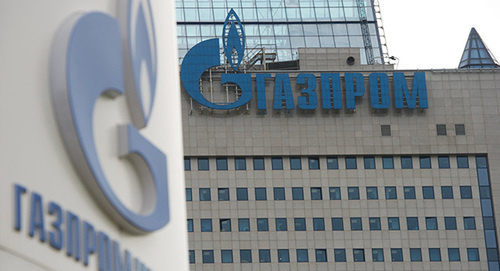 Логотип "Газпром" на здании. Фото: © Sputnik/ Михаил Воскресенский, http://sputnik-georgia.ru/economy/20160407/231006797/Gruzija-i-Gazprom-dogovorilis-po-tranzitu-gaza-v-Armeniju.html Логотип "Газпром" на здании. Фото: © Sputnik/ Михаил Воскресенский, http://sputnik-georgia.ru/economy/20160407/231006797/Gruzija-i-Gazprom-dogovorilis-po-tranzitu-gaza-v-Armeniju.html