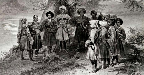 Совещание черкесских князей в 1839—1840-х годах, Григорий Гагарин. Фото: Григорий Григорьевич Гагарин https://ru.wikipedia.org Совещание черкесских князей в 1839—1840-х годах, Григорий Гагарин. Фото: Григорий Григорьевич Гагарин https://ru.wikipedia.org