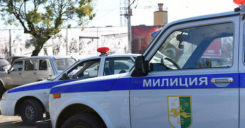 Полицейские машины. Абхазия. Фото: Sputnik/Томас Тхайцук Полицейские машины. Абхазия. Фото: Sputnik/Томас Тхайцук