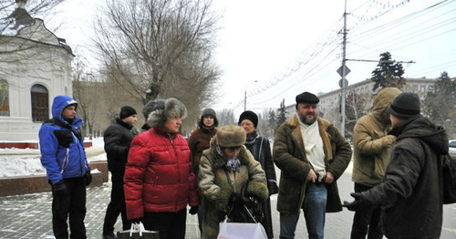 Акция "Прогулка оппозиции" в Волгограде. 18 декабря 2016 г. Фото Татьяны Филимоновой для "Кавказского узла"