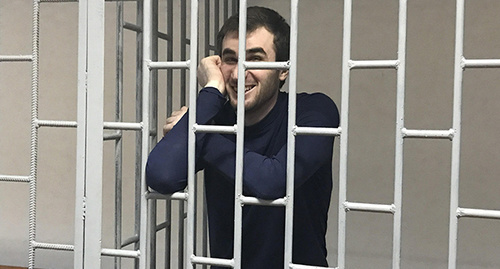 Жалауди Гериев в зале суда. Фото Патимат Махмудовой для "Кавказского узла"