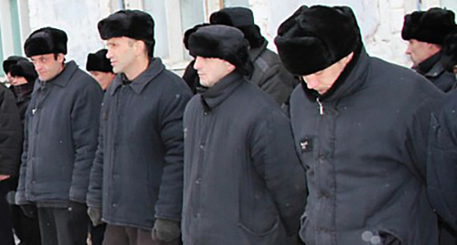 Осужденные в исправительной колонии № 1 УФСИН России по Республике Калмыкия. Февраль 2012 г. Фото: http://ufsin-kalmykia.livejournal.com

