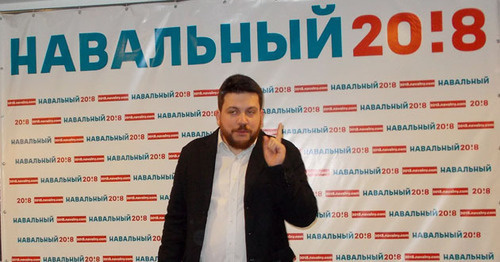 Встреча Леонида Волкова с волонтерами Астрахани. 28 апреля 2017 г. Фото Елены Гребенюк для "Кавказского узла"