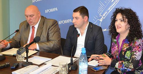 Пресс-конференция администрации Галского района. Фото: Sputnik/Сария Кварацхелия Пресс-конференция администрации Галского района. Фото: Sputnik/Сария Кварацхелия