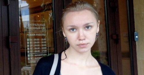 Олеся Христосенко в суде Центрального района Сочи. Фото Светланы Кравченско для "Кавказского узла" Олеся Христосенко в суде Центрального района Сочи. Фото Светланы Кравченско для "Кавказского узла"