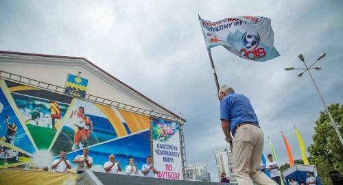 Акция в поддержку Чемпионата мира по футболу-2018. Фото пресс-службы администрации Анапы. Акция в поддержку Чемпионата мира по футболу-2018. Фото пресс-службы администрации Анапы.