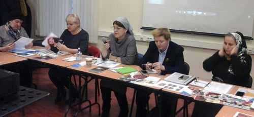 Участники "круглого стола" в Москве 
"Опыт вызволения женщин и детей из стран Ближнего Востока". Фото: Рустам Джалилов для "Кавказского узла",