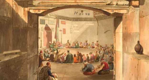 Танцы дервишей. Автор
Edward Dodwell  (1767–1832)