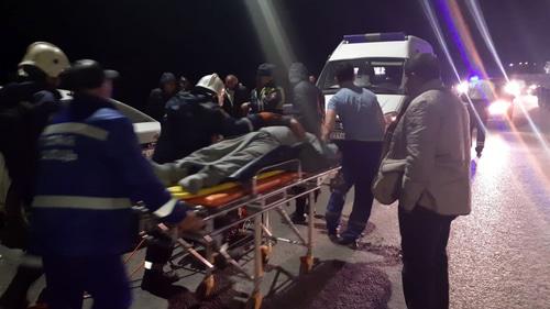 Спасатели Южного ПСО ликивдировали последствия ДТП на М-4. Фото Пресс-служба ДПС http://dpchs.donland.ru/Blog/ViewPost.aspx?pageid=48530&ItemID=259375&mid=110016
