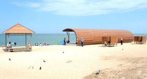 Городской пляж Махачкалы Фото  Пресс-служба администрации Махачкалы
