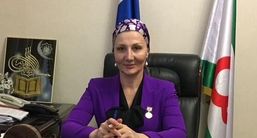 Марем Арапханова. Фото: пресс-службы министерства здравоохранения Ингушетии.https://minzdravri.ru Марем Арапханова. Фото: пресс-службы министерства здравоохранения Ингушетии.https://minzdravri.ru