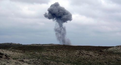 Подрыв на полигоне в Чечне. Фото: пресс-службы Управления МЧС России по Чечне, http://95.mchs.gov.ru/pressroom/news/item/8343385/