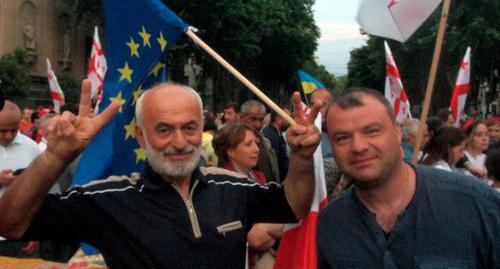 Участники шествия в Тбилиси. 20.06.2019. Фото Беслана Кмузова для "Кавказского узла". Участники шествия в Тбилиси. 20.06.2019. Фото Беслана Кмузова для "Кавказского узла".