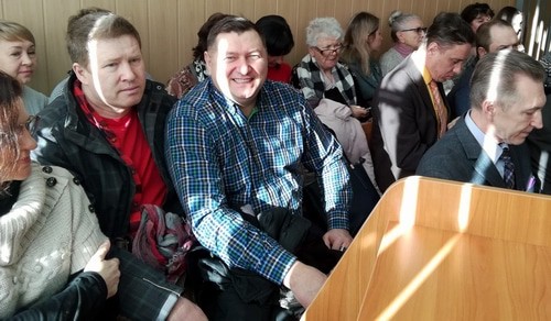 Соверующие подсудимых в зале заседаний.  Волгоград, 21 февраля 2020 года. Фото Татьяны Филимоновой для "Кавказского узла".