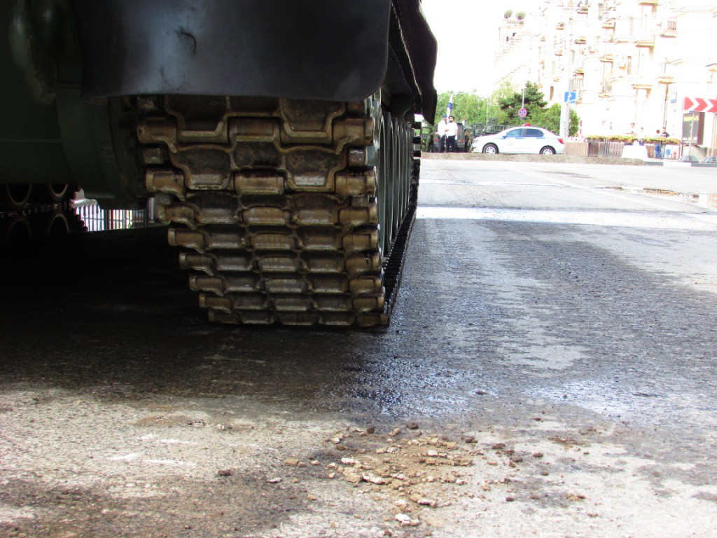 Бронетехника в Волгограде. 24 июня 2020 года. Фото Вячеслава Ященко для "Кавказского узла"