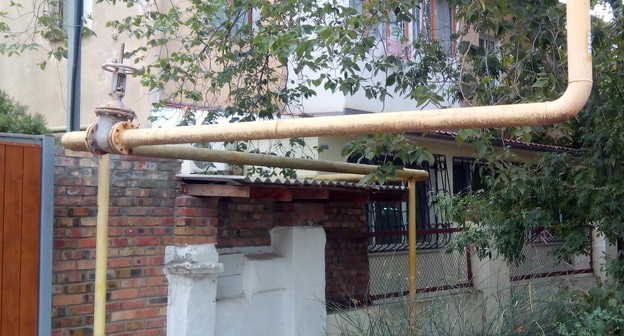 Труба газораспределения. Фото Нины Тумановой для "Кавказского узла" Труба газораспределения. Фото Нины Тумановой для "Кавказского узла"