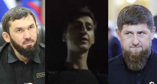 Магомед Даудов, Салман Тепсуркаев, Рамзан Кадыров (слева направо). Коллаж "Кавказского узла" www.grozny-inform.ru, Sputnik/Mikhail Metzel/Pool via REUTERS Магомед Даудов, Салман Тепсуркаев, Рамзан Кадыров (слева направо). Коллаж "Кавказского узла" www.grozny-inform.ru, Sputnik/Mikhail Metzel/Pool via REUTERS