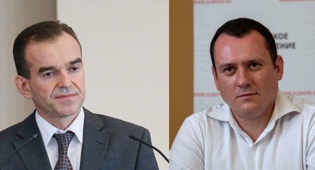 Вениамин Кондратьев (справа) и Александр Сафронов. Коллаж "Кавказского узла" © Фото Юга.ру,
официальный сайт КПРФ kprf.ru
Вениамин Кондратьев (справа) и Александр Сафронов. Коллаж "Кавказского узла" © Фото Юга.ру,
официальный сайт КПРФ kprf.ru