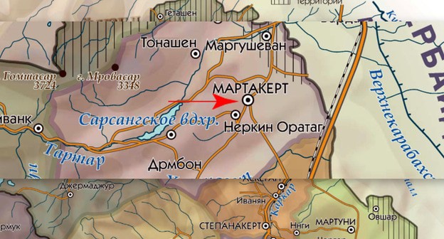 Мартакерт на карте Нагорного Карабаха. Карта "Кавказского узла", https://www.kavkaz-uzel.eu/articles/354792/ Мартакерт на карте Нагорного Карабаха. Карта "Кавказского узла", https://www.kavkaz-uzel.eu/articles/354792/