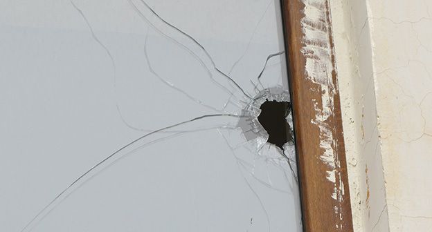 Следы обстрела в прифронтовом селе, 2019 год. Фото Алвард Григорян для "Кавказского узла" Следы обстрела в прифронтовом селе, 2019 год. Фото Алвард Григорян для "Кавказского узла"
