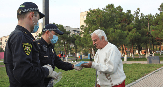 Патруль в Грузии. https://stopcov.gov.ge Патруль в Грузии. https://stopcov.gov.ge