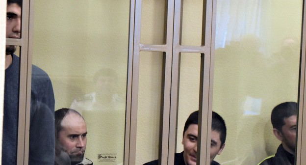 Шамиль Магомедов, Самир Ибрагимов, Хидирнеби Казуев и Габибула Халдузов (слева направо). Фото Константина Волгина для "Кавказского узла"
Шамиль Магомедов, Самир Ибрагимов, Хидирнеби Казуев и Габибула Халдузов (слева направо). Фото Константина Волгина для "Кавказского узла"