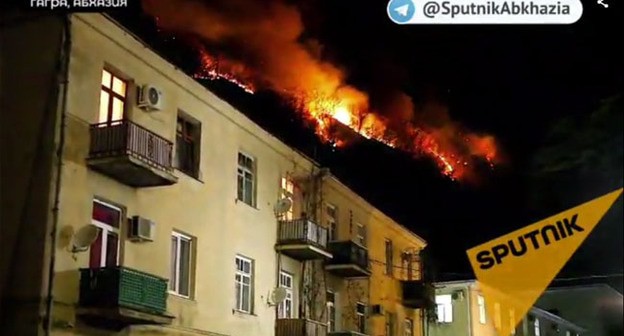 Скриншот видео со страницы https://sputnik-abkhazia.ru/video/20210107/1031582678/Glazami-ochevidtsa-pozhar-v-Gagre-polykhaet-u-zhilykh-domov.html Скриншот видео со страницы https://sputnik-abkhazia.ru/video/20210107/1031582678/Glazami-ochevidtsa-pozhar-v-Gagre-polykhaet-u-zhilykh-domov.html