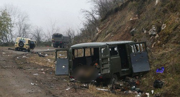 На месте военных действий в Нагорном Карабахе. 13 ноября 2020 года. Фото: REUTERS/Stringer На месте военных действий в Нагорном Карабахе. 13 ноября 2020 года. Фото: REUTERS/Stringer