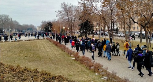 Шествие в Астрахани 23.01.21. Фото Алены Садовской для "Кавказского узла" Шествие в Астрахани 23.01.21. Фото Алены Садовской для "Кавказского узла"