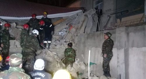Последствия взрыва в жилом здании в пригороде Баку. Фото AR Ministry of Emergency Situations https://ru.armeniasputnik.am/world/20210125/26219458/Vzryv-v-zhilom-dome-v-Baku-izvestno-o-8-postradavshikh-mogut-byt-zhertvy.html Последствия взрыва в жилом здании в пригороде Баку. Фото AR Ministry of Emergency Situations https://ru.armeniasputnik.am/world/20210125/26219458/Vzryv-v-zhilom-dome-v-Baku-izvestno-o-8-postradavshikh-mogut-byt-zhertvy.html
