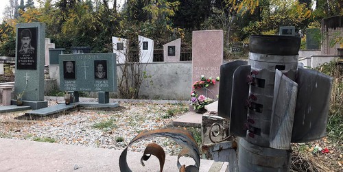 Кладбище в Степанакерте. 6 ноября 2020 года, фото для “Кавказского узла” Алвард Григорян.

