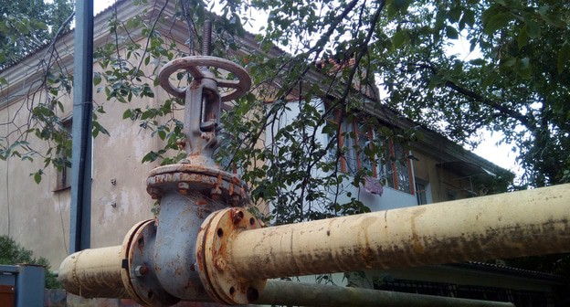 Труба подачи газа. Фото Нины Тумановой для "Кавказского узла" Труба подачи газа. Фото Нины Тумановой для "Кавказского узла"