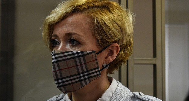 Анастасия Шевченко в зале суда. Фото Константина Волгина для "Кавказского узла" Анастасия Шевченко в зале суда. Фото Константина Волгина для "Кавказского узла"