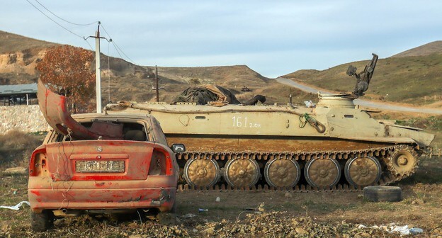 Последствия военных действий в Нагорном Карабахе. 18 декабря 2020 года. Фото Азиза Каримова для "Кавказского узла" Последствия военных действий в Нагорном Карабахе. 18 декабря 2020 года. Фото Азиза Каримова для "Кавказского узла"