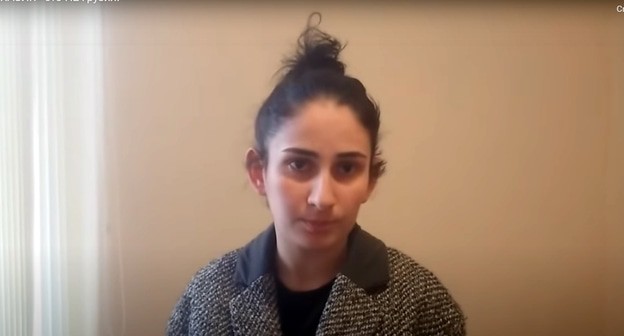 Алена Тания просит прощения за опубликованный в соцсети ролик. Кадр видео пресс-службы МВД Абхазии https://www.youtube.com/watch?v=QhTZO14uIjM&t=101s Алена Тания просит прощения за опубликованный в соцсети ролик. Кадр видео пресс-службы МВД Абхазии https://www.youtube.com/watch?v=QhTZO14uIjM&t=101s