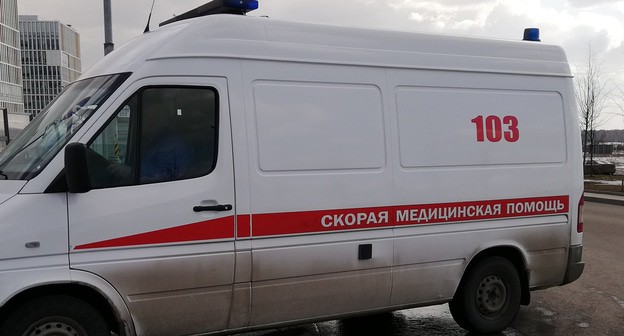 Автомобиль скорой помощи. Фото Нины Тумановой для "Кавказского узла" Автомобиль скорой помощи. Фото Нины Тумановой для "Кавказского узла"