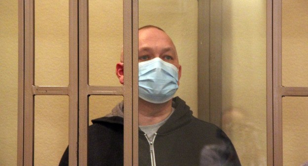 Михаил Устьянцев на оглашении приговора. Фото Константина Волгина для "Кавказского узла"
Михаил Устьянцев на оглашении приговора. Фото Константина Волгина для "Кавказского узла"