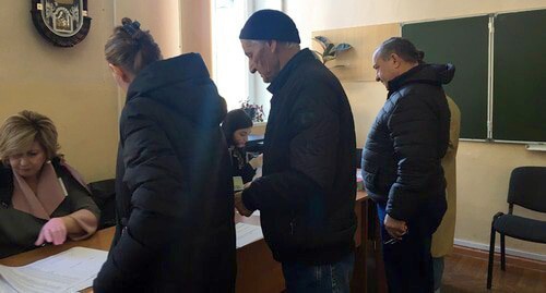 Избирательный участок в Абхазии, март 2020 года. Фото Анны Грицевич для "Кавказского узла". Избирательный участок в Абхазии, март 2020 года. Фото Анны Грицевич для "Кавказского узла".