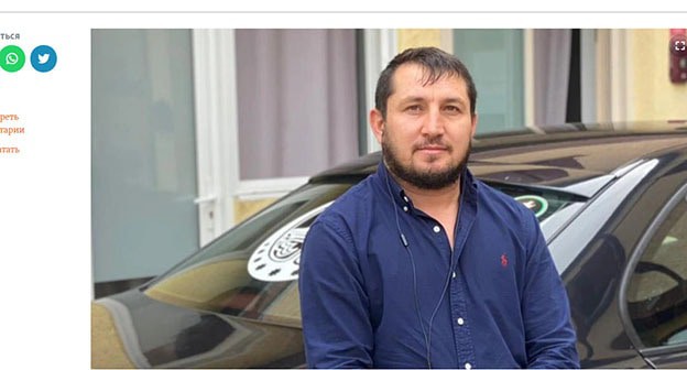 Магомед Гадаев. Скриншот "Кавказ. Реалии"* https://www.kavkazr.com/a/31197680.html Магомед Гадаев. Скриншот "Кавказ. Реалии"* https://www.kavkazr.com/a/31197680.html
