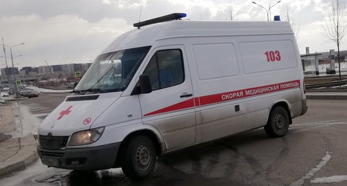 Автомобиль скорой помощи. Фото Нины Тумановой для "Кавказского узла" Автомобиль скорой помощи. Фото Нины Тумановой для "Кавказского узла"